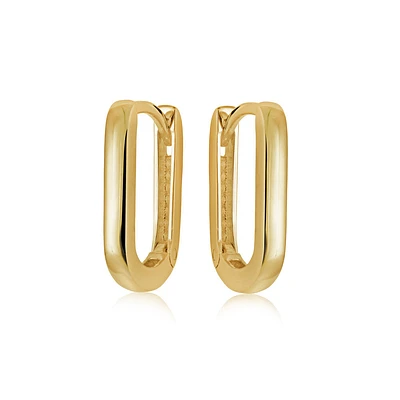 Earrings for women in 10k yellow gold. Color: yellow | Doucet Latendresse