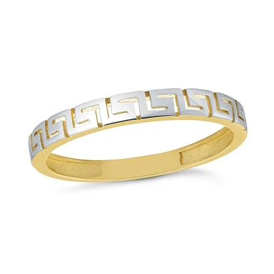 Ring for women in 10k gold - 2 tones (yellow and white). Color: 2 tone | Doucet Latendresse