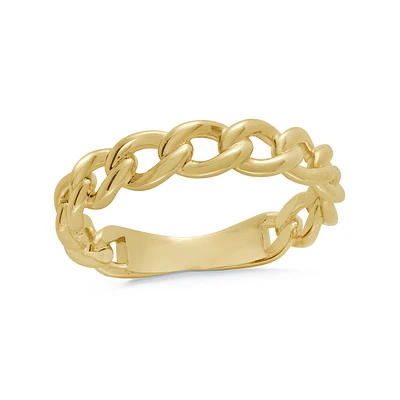 Bague tordue 10k. Color: jaune | Doucet Latendresse
