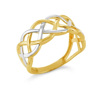 bague Celtic 10k. Color: 2 tons | Doucet Latendresse