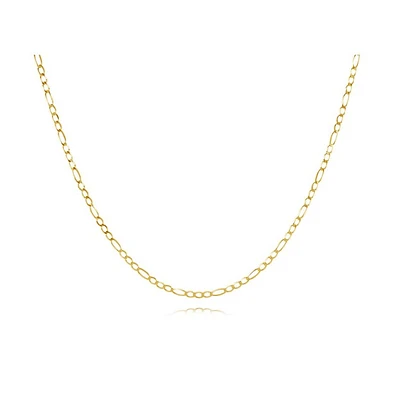 Curb chain for women18'' in 10K yellow Gold. Color: yellow | Doucet Latendresse