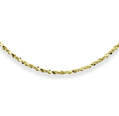 Chaîne Serpentine Torsadé 24'' pour Dame - Or jaune 10K. Color: jaune | Doucet Latendresse