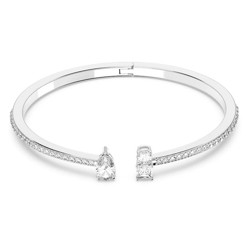 Bracelet Swarovski ''Attract'' - Blanc, Métal rhodié. Color: blanc | Doucet Latendresse