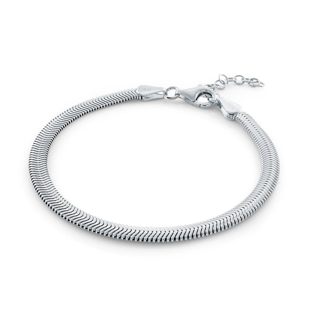 Bracelet pour femme en argent sterling .925. Color: blanc | Doucet Latendresse
