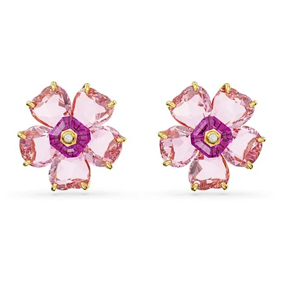 swarovski earrings. Color: yellow | Doucet Latendresse