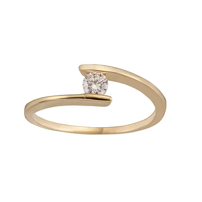Bague en or 10k pour petit doigt. Color: jaune | Doucet Latendresse