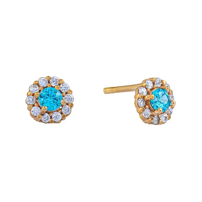 earrings in 10k gold. Color: yellow | Doucet Latendresse