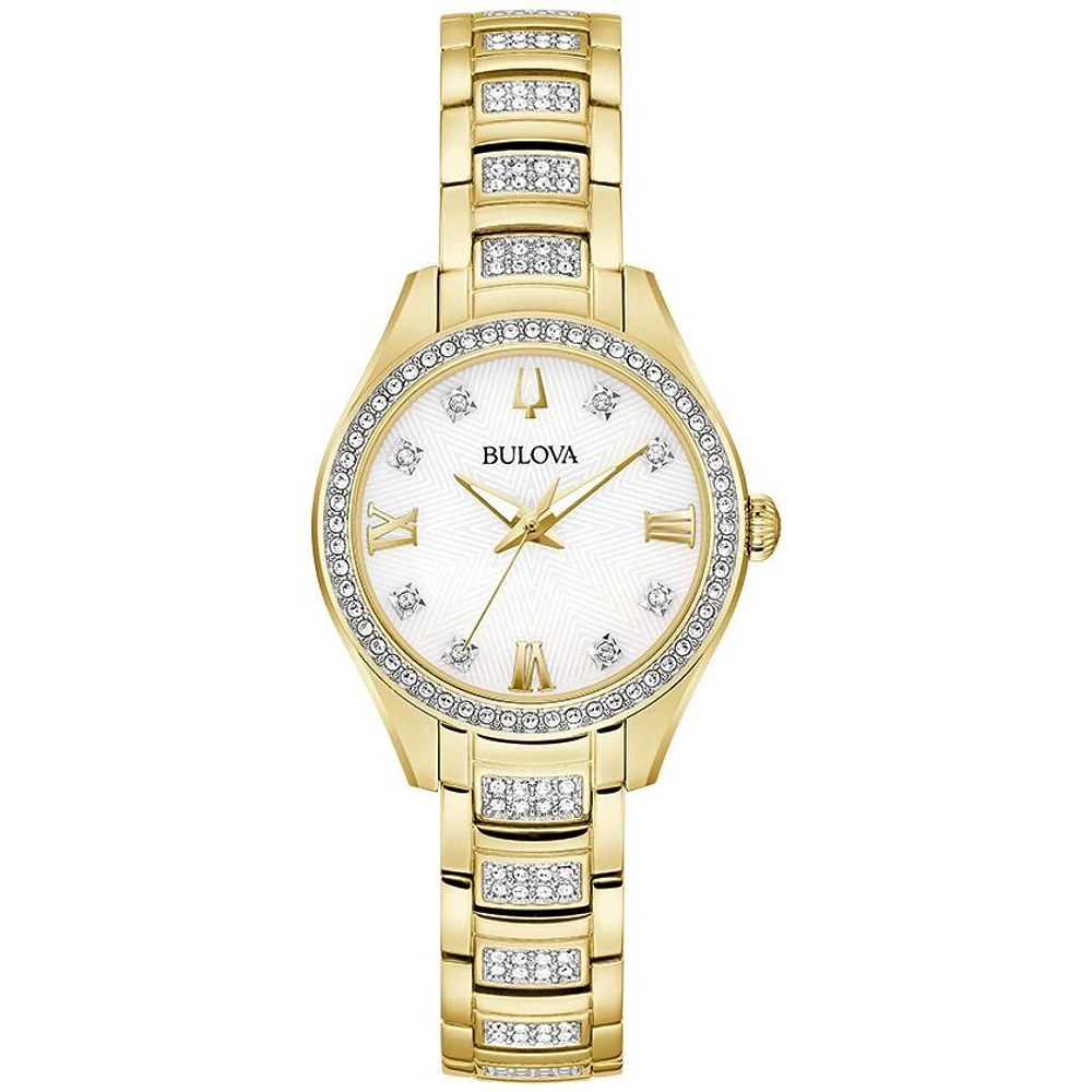 Montre BULOVA pour femmes avec un bracelet aux teintes or en acier inoxydable | Doucet Latendresse