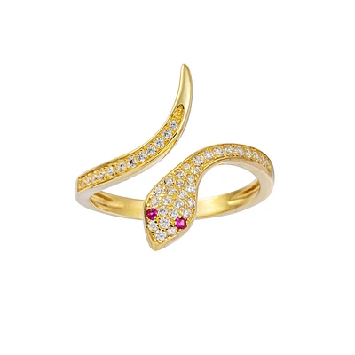 Bague serpente or jaune 10K. Color: jaune | Doucet Latendresse