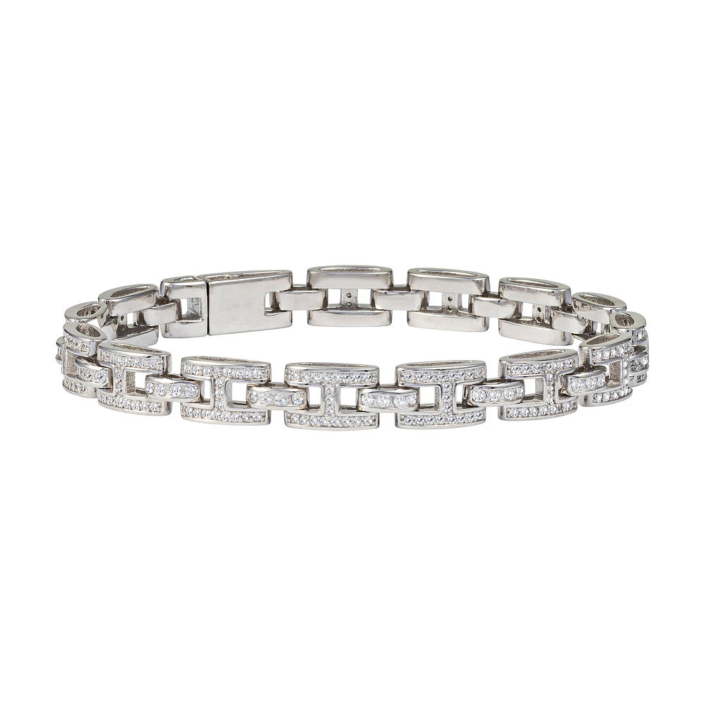 Bracelet pour femme - .925 Argent Sterling. Color: blanc | Doucet Latendresse