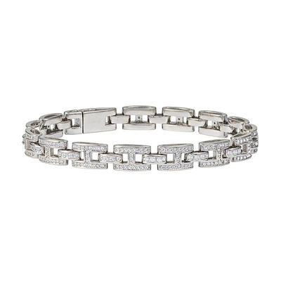 Bracelet pour femme - .925 Argent Sterling. Color: blanc | Doucet Latendresse