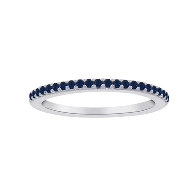 Bague en Saphir - Or 10k. Color: blanc | Doucet Latendresse