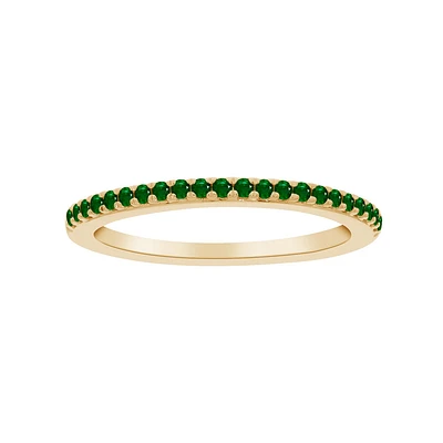 Emerald Ring - 10k. Color: yellow | Doucet Latendresse