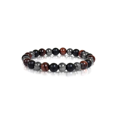 8MM Beaded Bracelet. Color: multi-colour | Doucet Latendresse