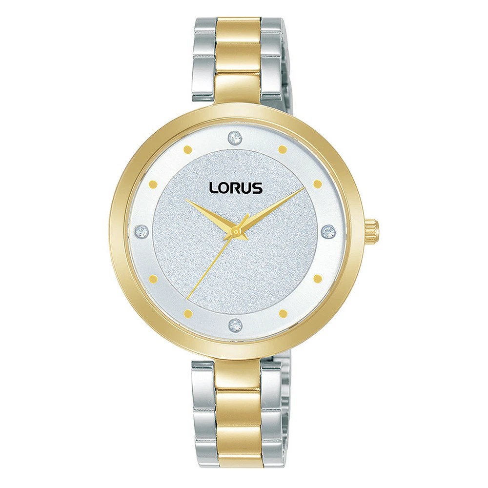 Montre pour dames avec boîtier en acier inoxydable et fermoir à pression | Doucet Latendresse