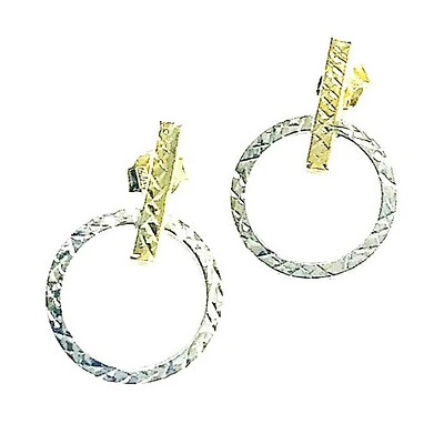 Earrings for women. Color: 2 tone | Doucet Latendresse