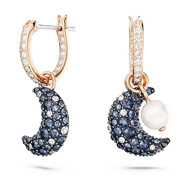 Sublima drop earrings. Color: pink | Doucet Latendresse