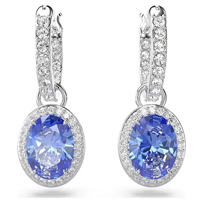 Una drop earrings. Color: white | Doucet Latendresse