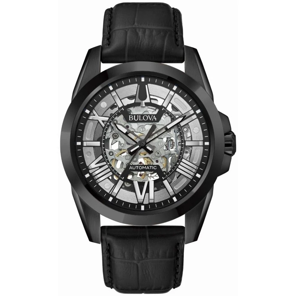 Montre pour homme En acier inoxydable avec boîtier noir. | Doucet Latendresse