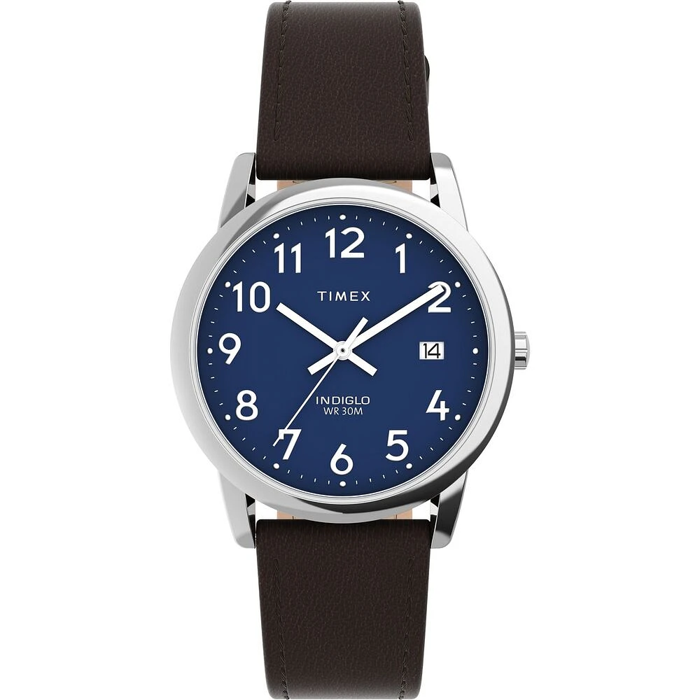TIMEX H. BROWN , BLUE 35MM | Doucet Latendresse