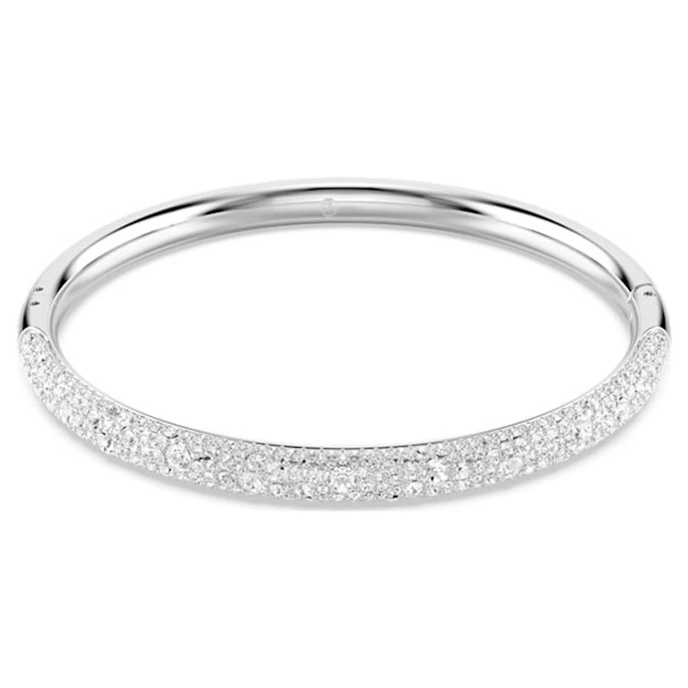 Bracelet SublimaPavé de neige, Blanc, Rhodium. Color: blanc | Doucet Latendresse