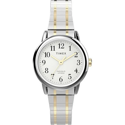 Easy Reader Montre à bracelet extensible en acier inoxydable de 25 mm | Doucet Latendresse