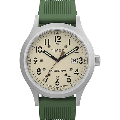 Montre Timex Expedition Scout 40mm Silicone Strap (Modèle : TW4B301009J) | Doucet Latendresse