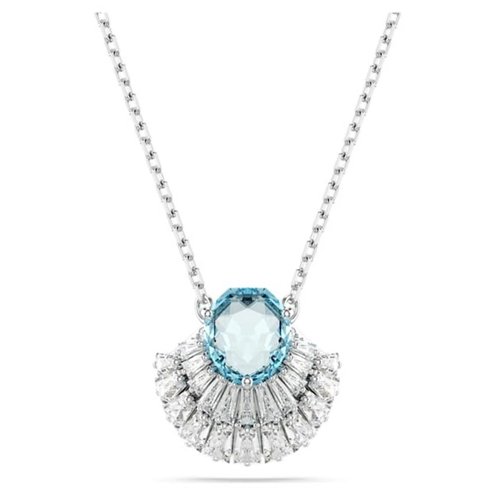 Pendentif IdylliaCoquillage, Bleu, Rhodié. Color: blanc | Doucet Latendresse