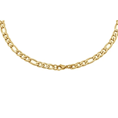 figaro 24'' stainless steel chain. Color: yellow | Doucet Latendresse