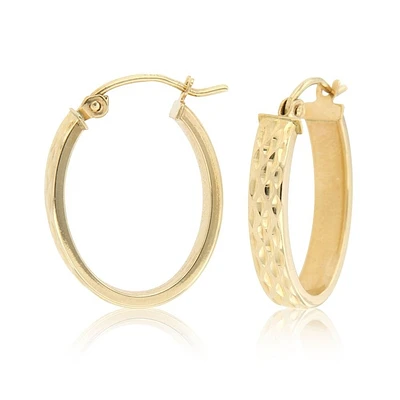 Boucles d'oreilles pour femme en or 10k. Color: jaune | Doucet Latendresse