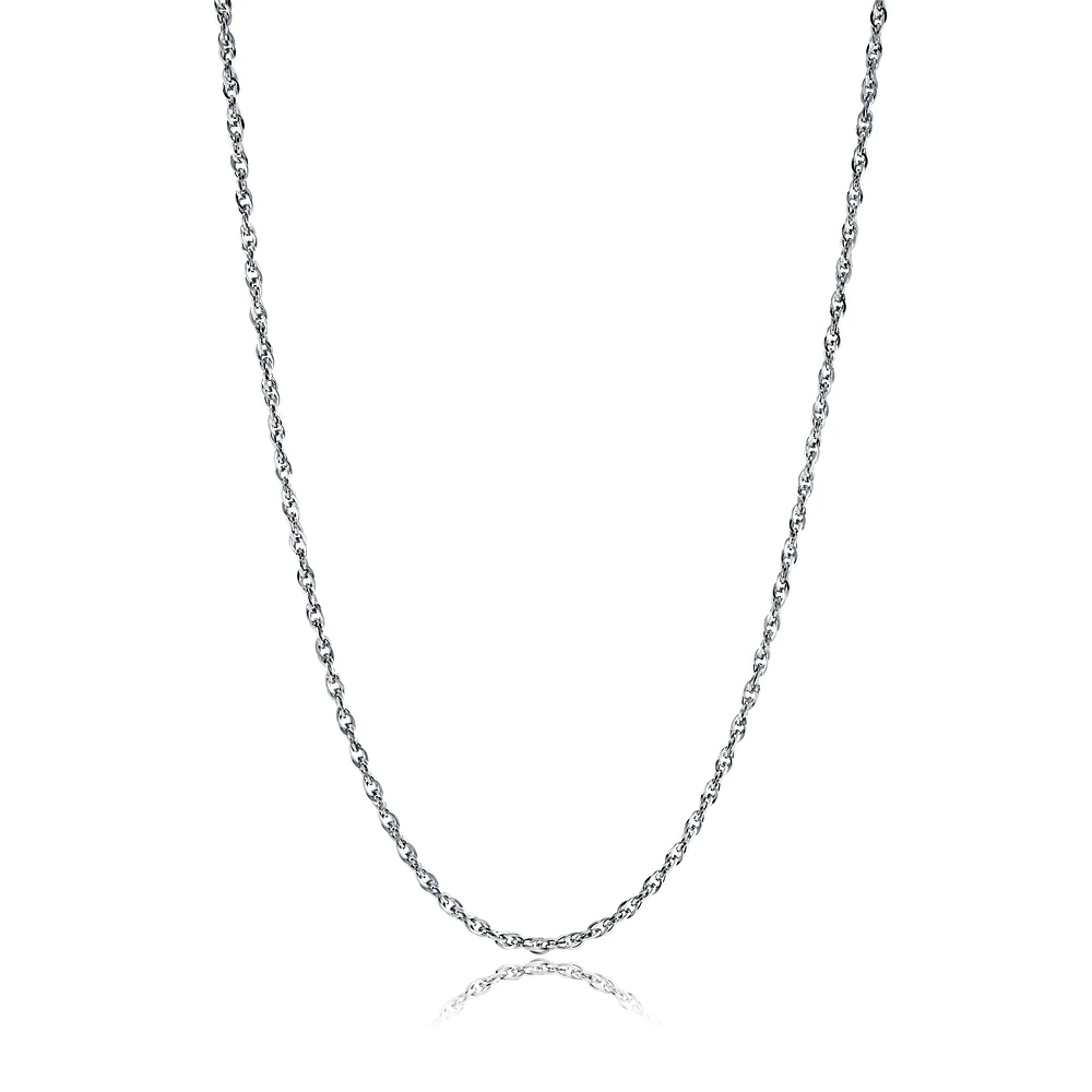 Collier Chaîne Corde en Acier Inoxydable 2,2 mm – 18