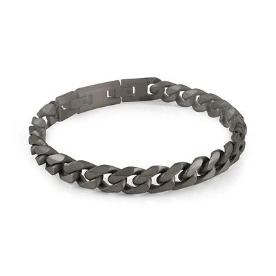 MEN S.STEEL BRUSHED 10MM-CURB 8+0.75