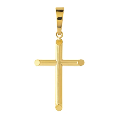 Pendentif Croix en 10k. Color: jaune | Doucet Latendresse