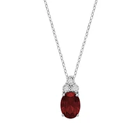 Collier pendentif oval pour femme