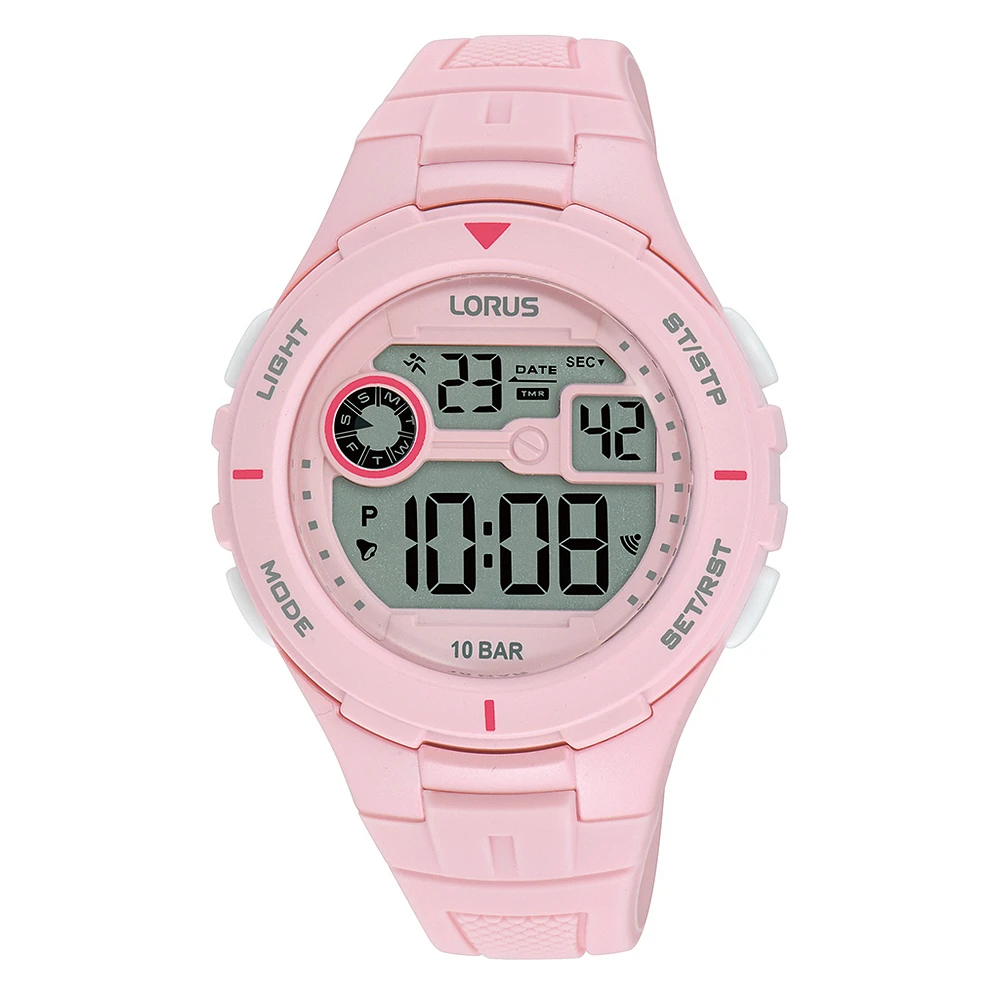 Lorus lady quartz watch, digital chronograph | Doucet Latendresse