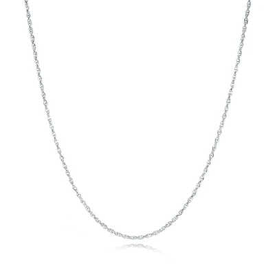 Stainless Steel 7mm Rope Chain Necklace – 18
