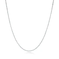 Stainless Steel 7mm Rope Chain Necklace – 18