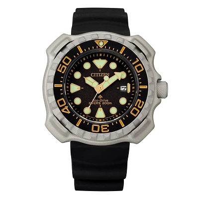 Montre de Plongée Citizen Eco-Drive Promaster Noire et Dorée – 46mm | Doucet Latendresse