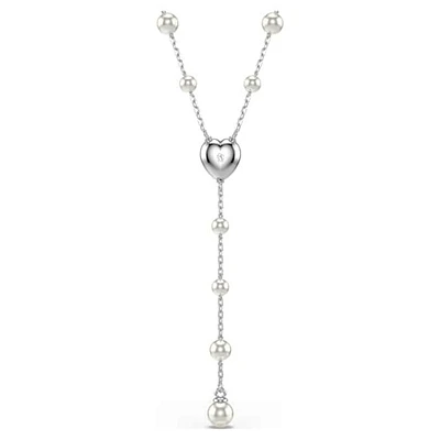 Swarovski collier “Y” perles Ariana Grande (38–48 cm). Color: blanc | Doucet Latendresse