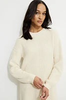 Minirobe côtelée en tricot