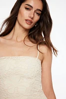 Crochet Lace Mini Dress