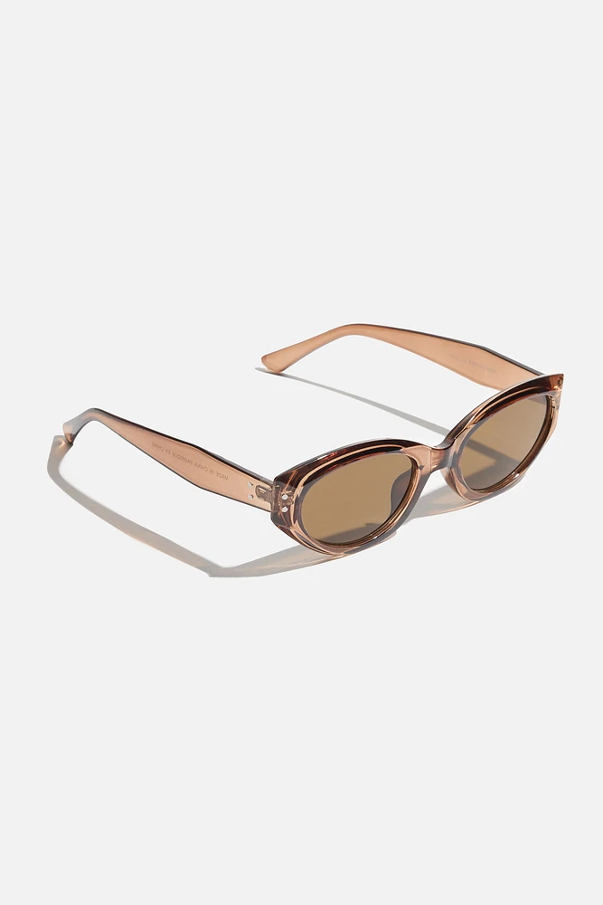Lunettes de soleil minces « Œil de chat »
