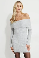 Minirobe évasée à épaules dégagées Heavenlyarn