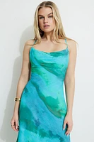 Robe maxi à dos ouvert