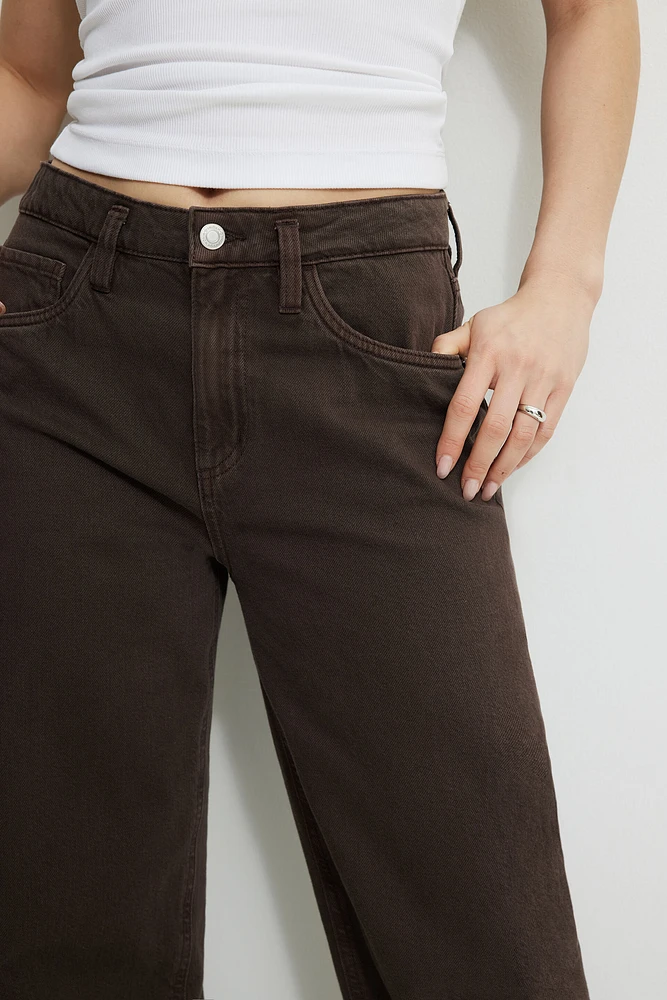 Mika Mid Rise Relaxed Straight Leg Jeans