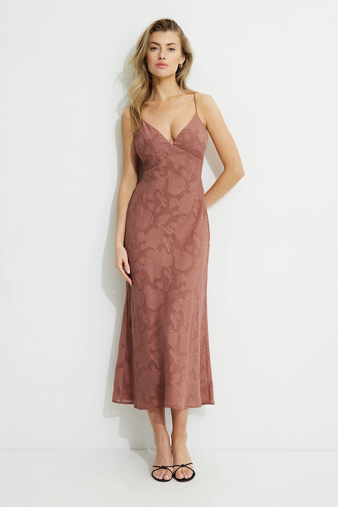 Sage Floral Maxi Dress