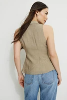 Shirt Collar Vest