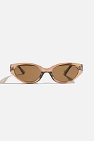 Lunettes de soleil minces « Œil de chat »
