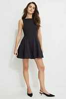 Cecelia Boat Neck Mini Dress