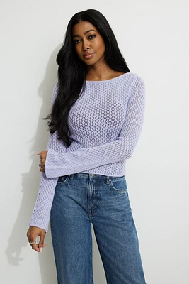 Carlina Crocheted Sweater